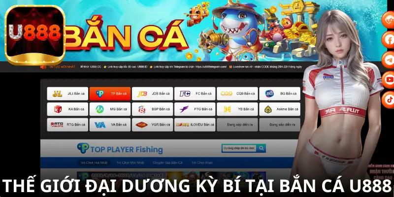 Khám phá thế giới đại dương thú vị trong trò chơi Bắn Cá U888