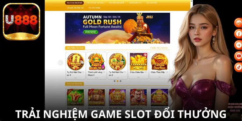 Khám phá game slot đổi thưởng tại U888 với nhiều cơ hội trúng lớn