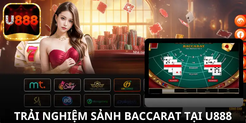 Sảnh Baccarat tại U888 - Nơi các bàn cược đỉnh cao diễn ra